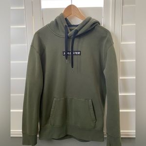 Hollister army green sweatshirt